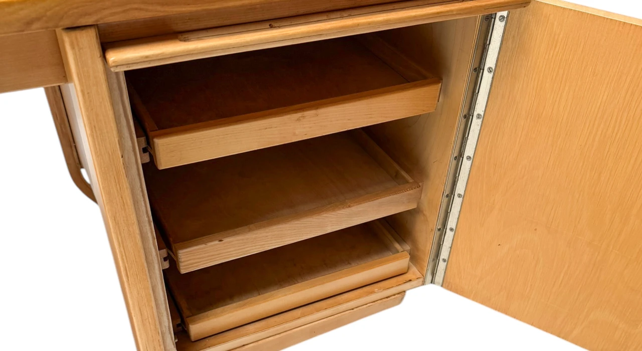 Mid-Century Modern EB04 Desk by Cees Braakman for Pastoe, 1950s